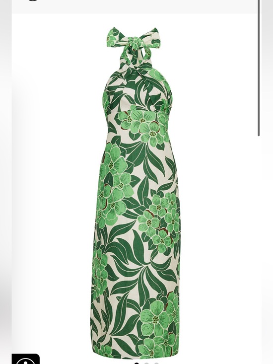 Cara Cara Dresses & Skirts - CARA CARA Perla printed linen halterneck midi dress NWT